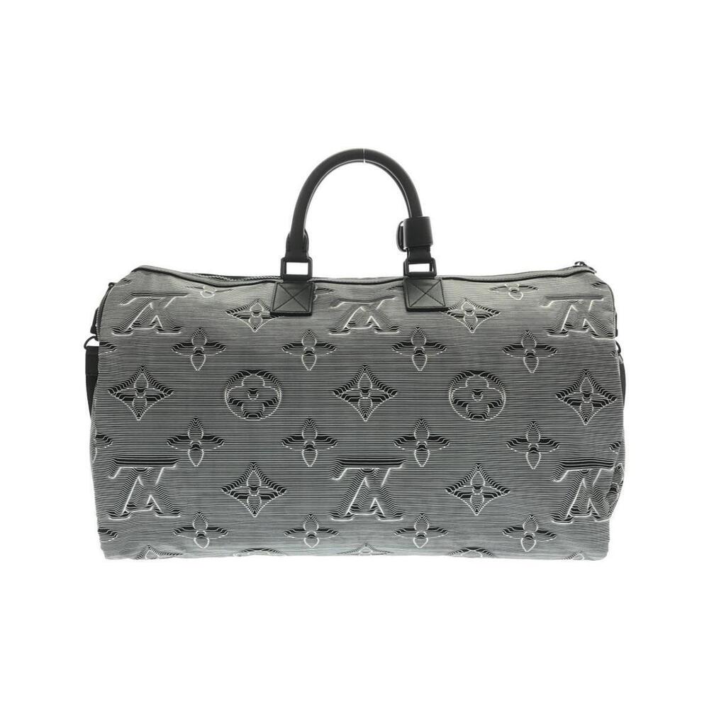 Louis Vuitton Bandouliere Keepall Boston Reversible Bag Black